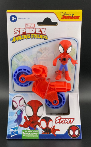 ספיידי - דמות מיני מארוול + אופנוע - Spidey AMAZING FRIENDS