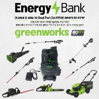יחידת כח נישאת 80V PRO + שתי סוללות 4 אמפר ומטען כפול - GREENWORKS 99782