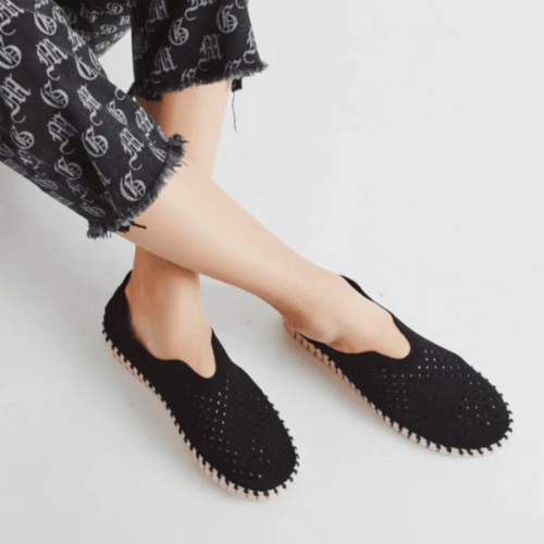 ILSE JACOBSEN |אילסה ג'ייקובסון -נעלי סניקרס לנשים אילסה ג'קובסון בצבע שחור Ilse Jacobsen Tulip
