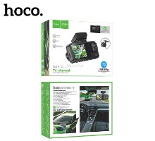 מצלמת דרך לרכב HOCO DV15 720P מצלמת חוץ + פנים