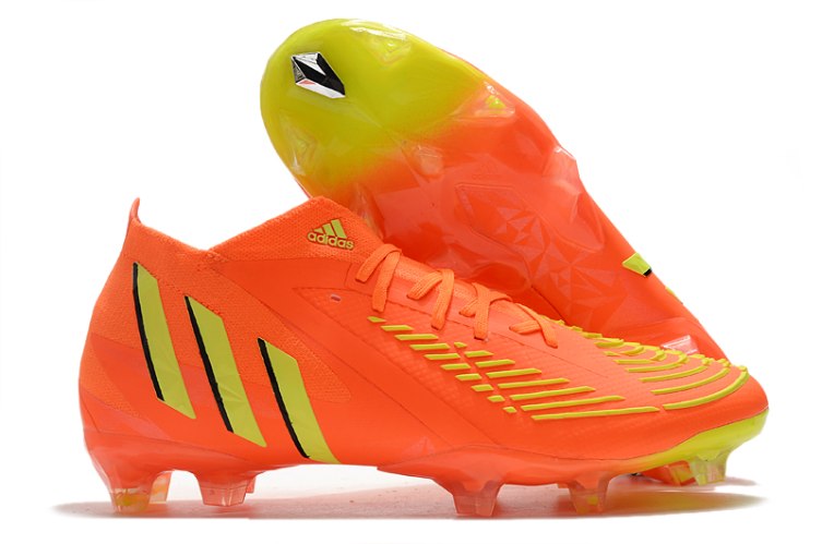 נעלי כדורגל Adidas Predator Edge Geometric.1 FG כתום צהוב