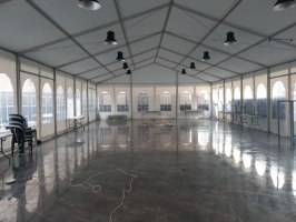 אוהל אלומיניום לוגיסטי במידה 8X18