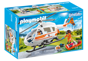 פליימוביל 70048 מסוק חילוץ והצלה - playmobil חדש! במבצע 