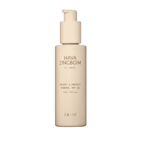 ברייט אנד פרוטקט דמי מייקאפ מינרלי SPF 50 - חוה זינגבוים