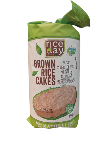פריכיות אורז מלא ללא גלוטן - Rice day
