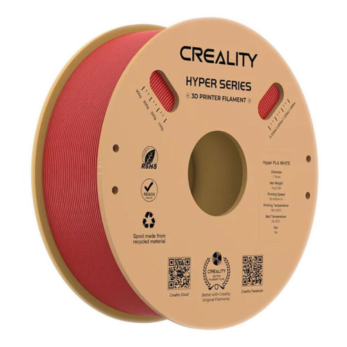 CREALITY - סליל הדפסה אדום למדפסת תלת מימד Hyper Series PLA 1.75mm 1kg