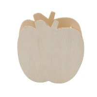 מעמד לכלי כתיבה תפוח 10/10/5 ס"מ עץ צפצפה - צ'יפר