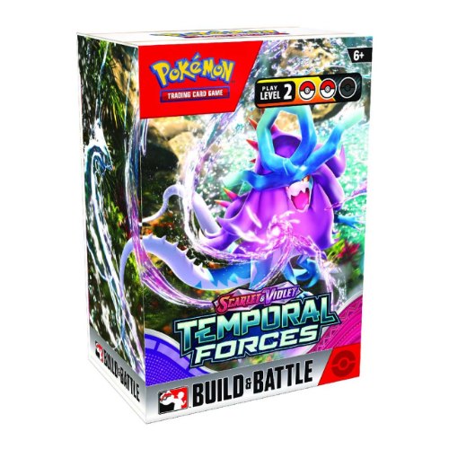 קלפי פוקימון בילד אנד באטל Pokémon TCG: Scarlet & Violet Temporal Forces SV05 Build & Battle Box