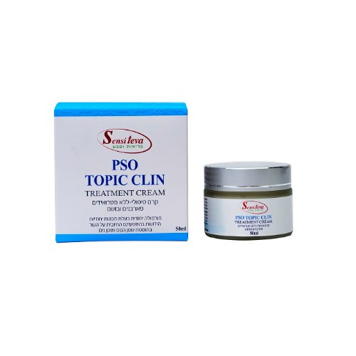 PSO-TOPIC-CLIN - פסו-טופיק-קלין - קרם טיפולי ללא סטרואידים, פראבנים או תוספת בישום - סנסיטבע