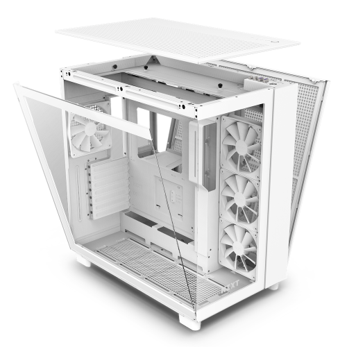 מארז NZXT H9 FLOW WHITE