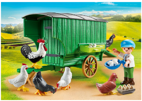 פליימוביל 70138 לול תרנגולות PLAYMOBIL - Country משתלב עם פליימוביל חווה