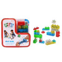 פלפוט חושים - ג'לי בלוקס  20 קוביות בנייה  מארז גדול - 142202 JELLY BLOX