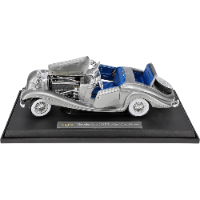 דגם מכונית מרצדס אספנות -  Maisto Mercedes-Benz 500 K Typ Special Roadster Silver 1:18
