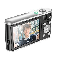 מצלמה דיגיטלית Hoco Dual Lens DV203 48MP כסוף
