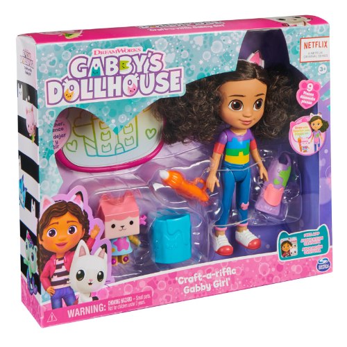 בובת גבי יצירה דלוקס בית בובות של גבי | Gabby’s Dollhouse Gabby spinmaster | מק"ט 3624H| קפיץ קפוץ