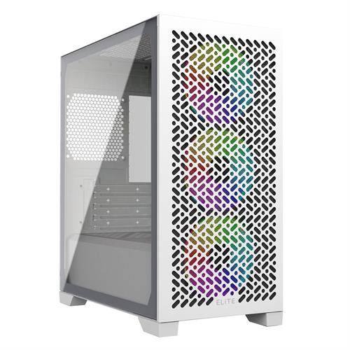 COOLER MASTER CM CASE ELITE 302 ARGB WH