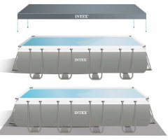 בריכת אולטרה עמודים מלבנית ULTAR XTR (549X274X132 סמ) 26356 מבית INTEX