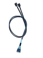כבל – DiliVing SFF-8654 74Pin to 2*SFF-8643 36Pin 80cm