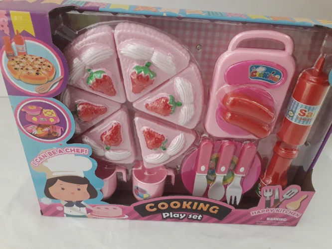 סט עוגה וכלים מארז של 17 חלקים