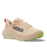 HOKA Bondi 8 Wide נעלי ספורט נשים הוקה בונדי 8 רחבות בצבע קרם וניל | הוקה נשים