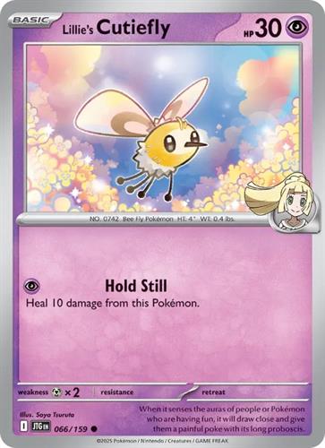 קלף בודד single פוקימון - lilli'e cutiefly - Journey Together - 066/159