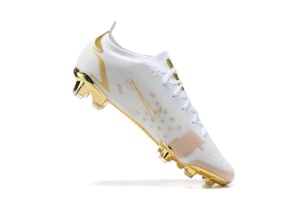 נעלי כדורגל Nike Mercurial Vapor XIV Elite FG לבן זהב