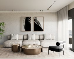 "Shanghai" - זוג תמונת קנבס של צילום תקריב מעולם האריכטקטורה בשחור לבן בסגנון אבסטרקטי