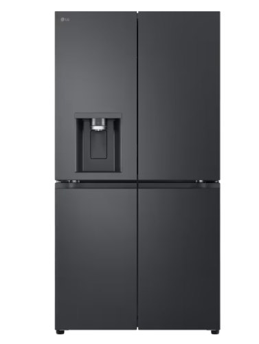 מקרר 4 דלתות מקפיא תחתון 637 ליטר LG GR-730BDIS עם קיוסק אוטומטי למים/קרח והתקן שבת מובנה