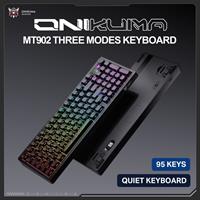 מקלדת גיימינג Onikuma MT902 - כוללת מדבקות מקלדת עברית-אנגלית בערכה