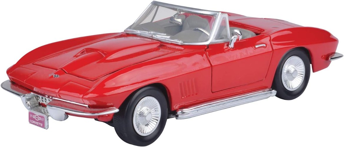 מוטורמקס דגם קורווט 1:24 – דגם אספנות איכותי  American Classics 1967 Corvette | Motormax
