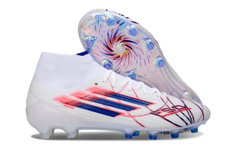 נעלי כדורגל אדידס Adidas F50 Elite FG לבן כחול