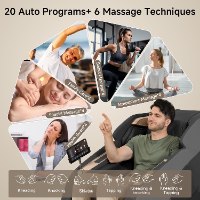Dynamic yoga and stretching feature for spinal decompression and tension relief