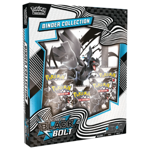 Pokemon TCG: Black Bolt Binder Collection קלפי פוקימון מקוריים מארז בולט שחור