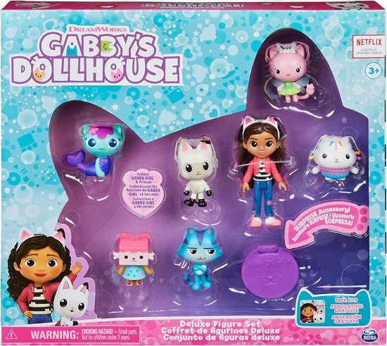 בית בובות של גבי סט 7 בובות דלוקס |Gabby’s Dollhouse | מקט 3604H| קפיץ קפוץ