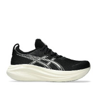 Asics Gel Nimbus 27 Men 2E Black Lake Grey נעלי ריצה אסיקס נימבוס רחבות לגברים צבע שחור אפור