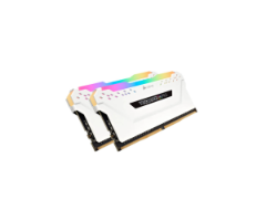 זיכרון לנייח CORSAIR VENGEANCE RGB PRO 16GB 2x8GB DDR4 DRAM WHITE