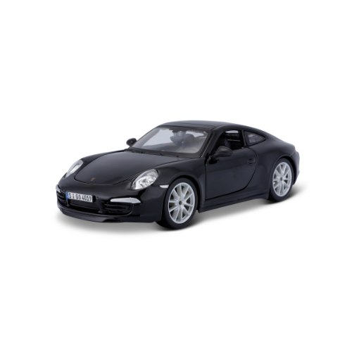 דגם מכונית בוראגו פורשה קאררה אס שחורה 1/24 Bburago Porsche 911 Carrera S