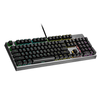 מקלדת גיימינג מכאנית CoolerMaster CK350 Blue Switch עברית/אנגלית