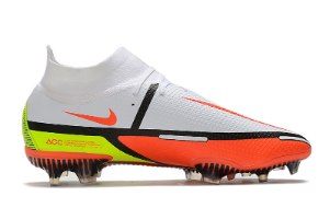 נעלי כדורגל Nike Phantom GT II Elite DF FG  לבן כתום צהוב