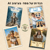 הגדה של פסח  בעיצוב AI