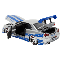 ג'אדה מהיר ועצבני - ניסאן ג'י טי אר - 1:24 (Jada Toys Fast & Furious Brian’s Nissan GT-R (BNR35