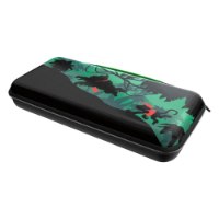 נרתיק נשיאה עבור Turtle Beach Playtrek Donkey Kong Switch 2 – נרתיק סגור שחור עם הדפס ג ונגל ירוק ודמויות דונקי קונג