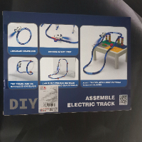 רכבות חלל מטורפות עם אורות ועשן  56 חלקים - EXPLORER ASSEMBLE  ELECTRIC TRACK