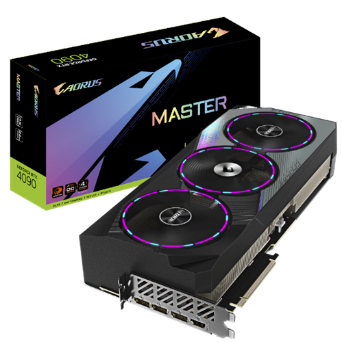 כרטיס מסך Gigabyte Nvidia RTX 4090 AORUS MASTER 24GB PCIE4.0