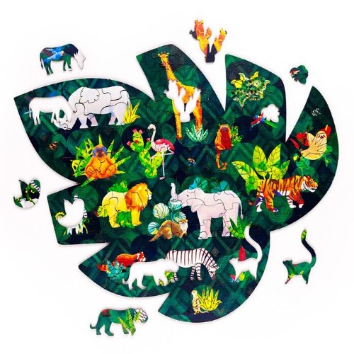 פאזל עץ צורני 130 חלקים ממלכת החיות Animal Kingdom