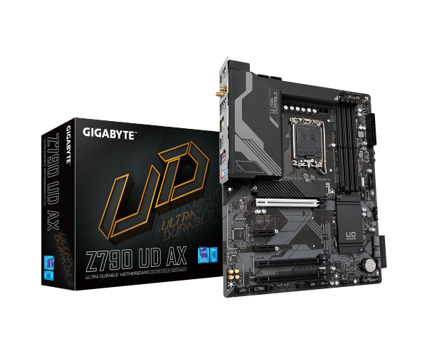 לוח אם Gigabyte Z790 UD AX Lga1700 WIFI 6E PCIE5.0 lan 2.5GbE ATX