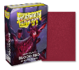 Matte Blood Red - Dragon Shield Matte Sleeves Japanese Size סליבים לשמירה על קלפים בכל הצבעים 60 יחידות