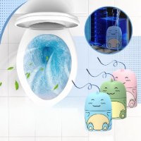 מארז שלישיית בקבוקי חומר לניקוי וחיטוי האסלה DinoFresh עם מנגנון שחרור איטי וניחוח מתמשך