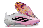 עם גרב - נעלי כדורגל Adidas Predator Edge.1 ורוד לבן