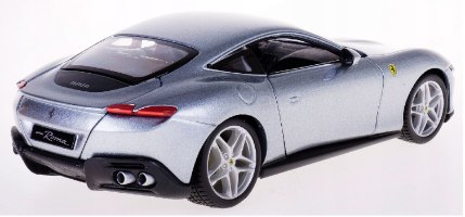 דגם מכונית בוראגו פרארי רומה כסופה Bburago Ferrari Roma Silver 1/24